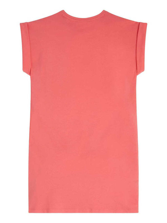 Guess Rochie pentru Copii Mâneci scurte Coral