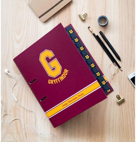 Grupo Erik Ντοσιέ με 2 Κρίκους για Χαρτί A4 Κόκκινο Gryffindor