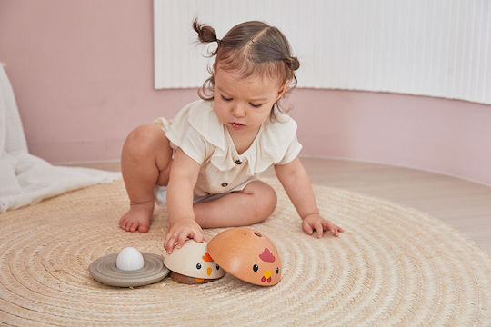 Plan Toys Stacking Toy Rustic Chick made of Wood for 12++ Months