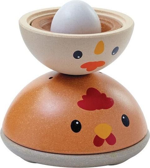 Plan Toys Stacking Toy Rustic Chick made of Wood for 12++ Months
