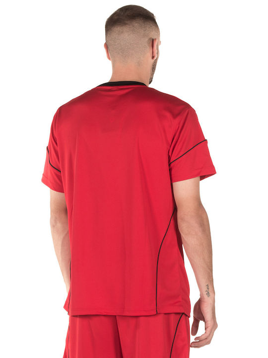 Venimo Modena Men's Athletic T-shirt Short Sleeve Red