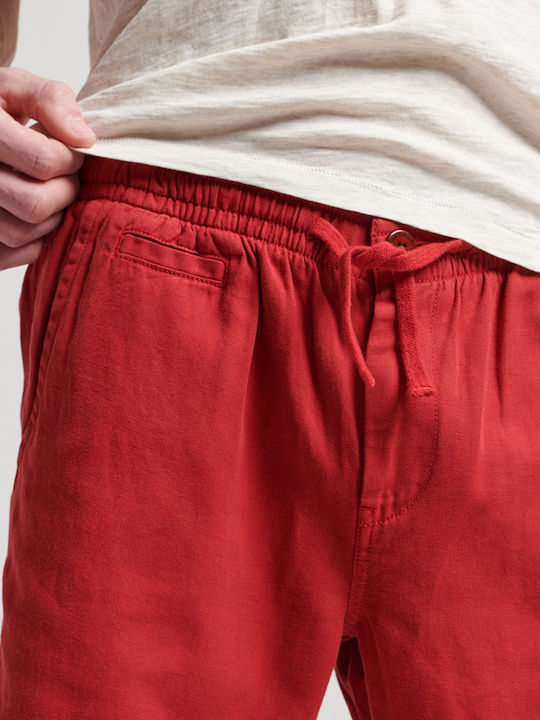 Ovin Vintage Men's Shorts Chino Expedition Red
