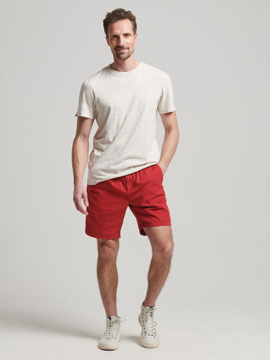 Ovin Vintage Men's Shorts Chino Expedition Red