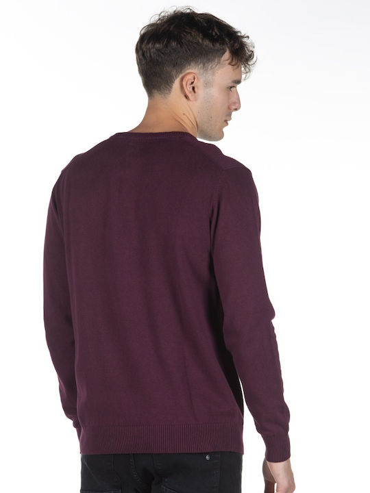 District75 Herren Sweatshirt Burgundisch