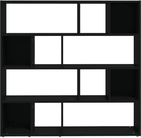 Bookcase Black 105x24x102cm