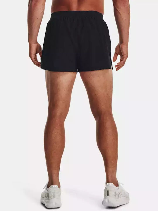 Under Armour Launch Αθλητική Ανδρική Βερμούδα Μαύρη