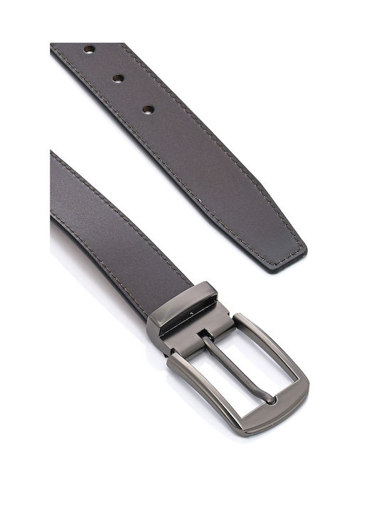 Mcan Men's Artificial Leather Belt Brown
