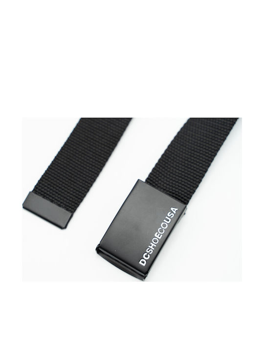 Web Men's Belt Fabric Webbing Belt Black