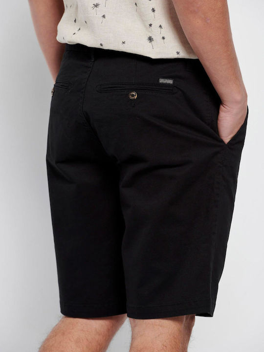 Funky Buddha Herrenshorts Chino Schwarz