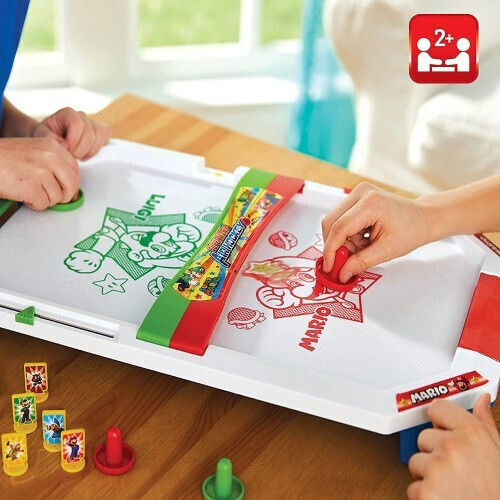 Epoch Toys Super Mario Plastic Air Hockey Tabletop L33.2xW53.3xH6cm