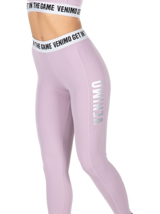 Women's Long Training Legging High Waisted Purple