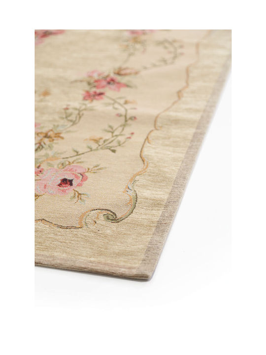 Royal Carpet Canvas 204J Teppich Rund Sommer Beige