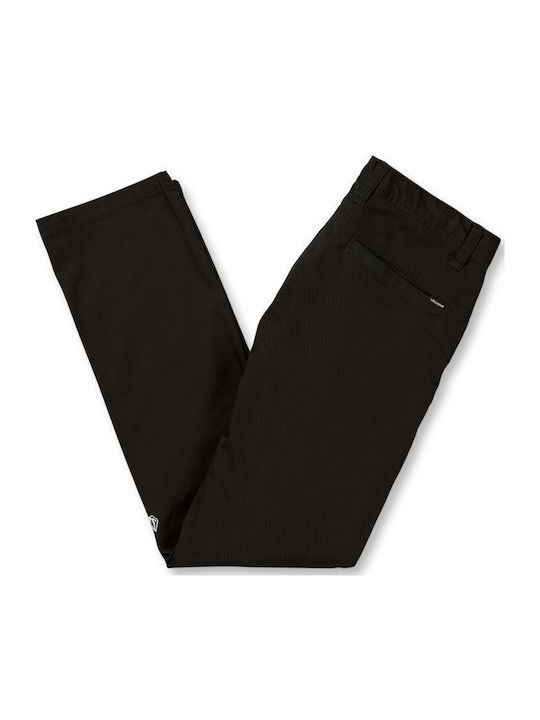 Frickin Modern Παντελόνι Chino Ελαστικό σε Κανονική Εφαρμογή Μαύρο