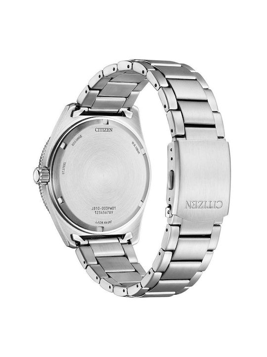 Citizen Ρολόι Eco - Drive με Μεταλλικό Μπρασελέ