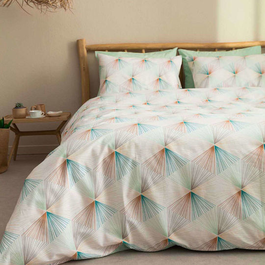 Vesta Home Duvet Cover Set Cotton Single with Pillowcase 170x240 Electra 1