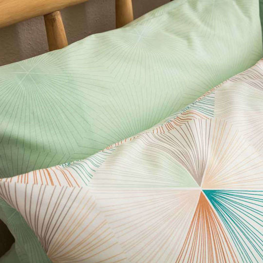 Vesta Home Duvet Cover Set Cotton Single with Pillowcase 170x240 Electra 1