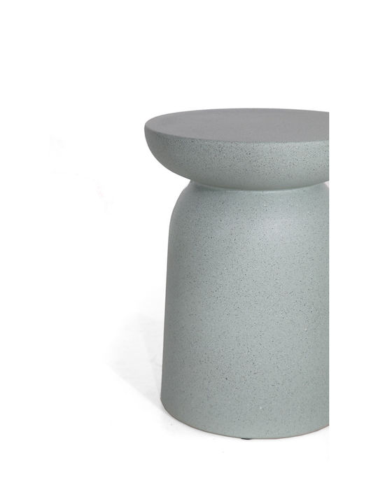 Băncuță De Exterior Din Beton Rieti Albastru Deschis 37x37x45cm