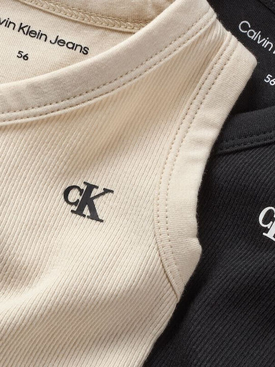 Calvin Klein Σετ Κορμάκια Πολύχρωμα 2τμχ
