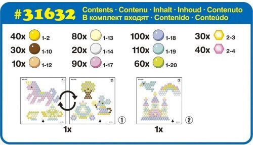 Epoch Toys Children's Craft Aquabeads Pastel Fairy Tale Set for Children 4+ years old Years
