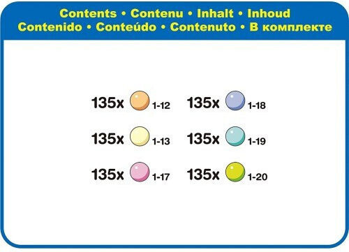 Epoch Toys Детски Занаяти Aquabeads Pastel Solid Bead Pack за Деца 4+ години+ Години