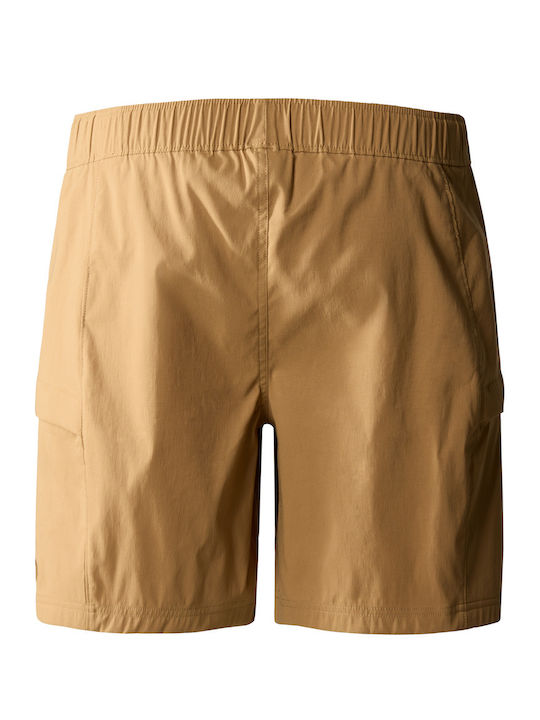 The North Face Class V Belted Ανδρικό Κοντό Παντελόνι Πεζοπορίας Καφέ