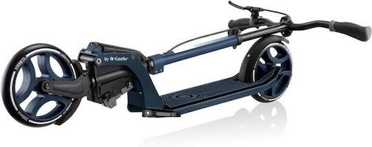 Globber Kids Scooter Foldable Globber One K 200 Piston 2-Wheel for 14+ Years Blue