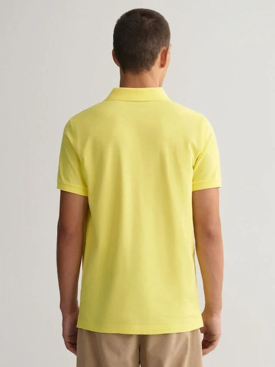 Polo Kurzarmbluse Clear Yellow