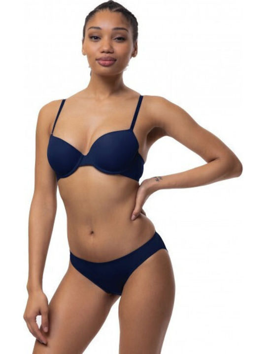 Karly Bra with Light Padding Underwire Pink/Blue