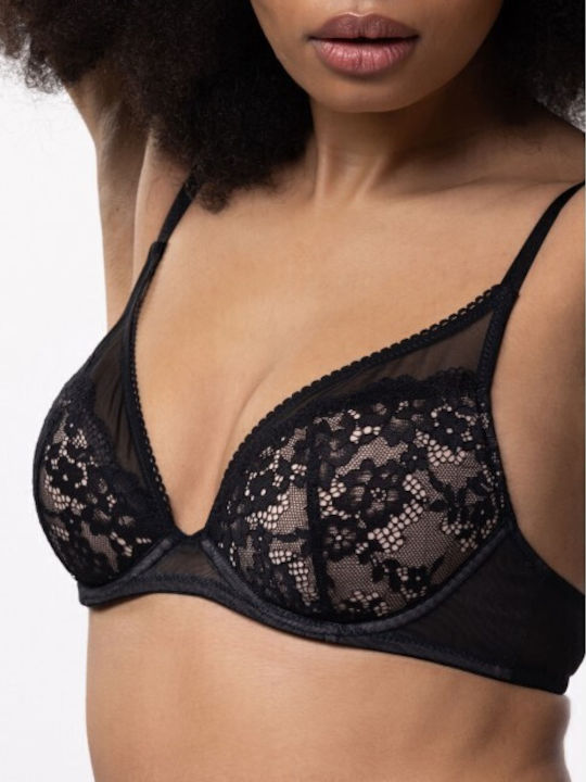 Clarise Black/Fuchsia Σουτιέν mit leichter Polsterung 2Pack