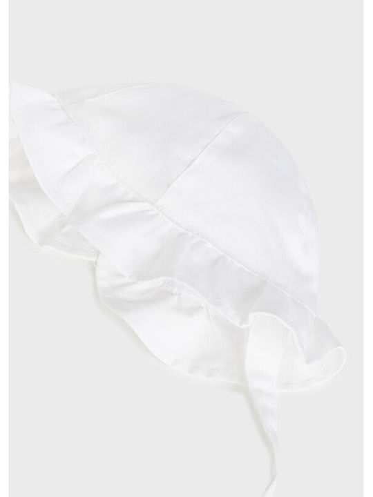 Mayoral Kids' White Bucket Hat