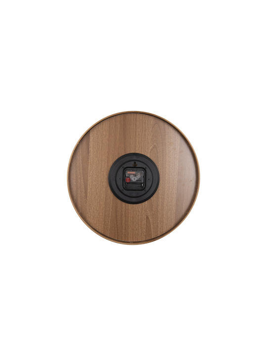 Karlsson Pure Wood Grain Αντικέ Ρολόι Τοίχου Ξύλινο Μπεζ Ø40cm