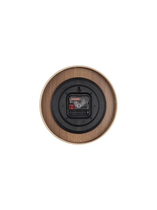 Karlsson Pure Wood Grain Αντικέ Ρολόι Τοίχου Ξύλινο Μπεζ Ø22cm