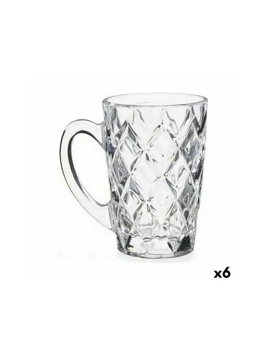 Set of Glasses Beer, μπίρας made of Glass 110ml 6pcs