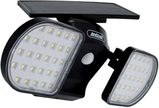 Andowl Wall Mounted Solar Light 1.5W 270lm Cold White 6000K with Motion Sensor IP65 26cmx10.5cmx14.5cmcm