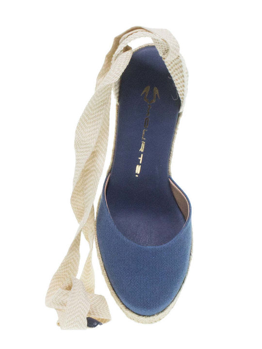 Mourtzi Women's Platform Espadrilles Navy Blue