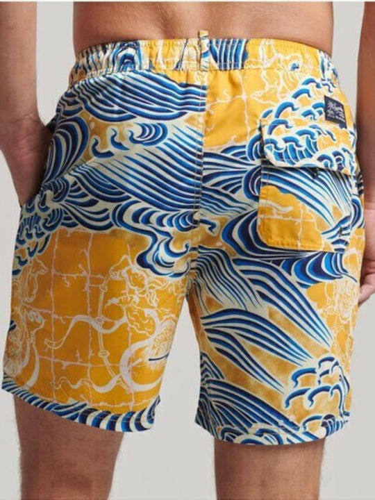 Hawaiian Men's Swimwear Shorts Multicolour with Patterns