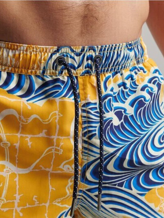 Hawaiian Men's Swimwear Shorts Multicolour with Patterns
