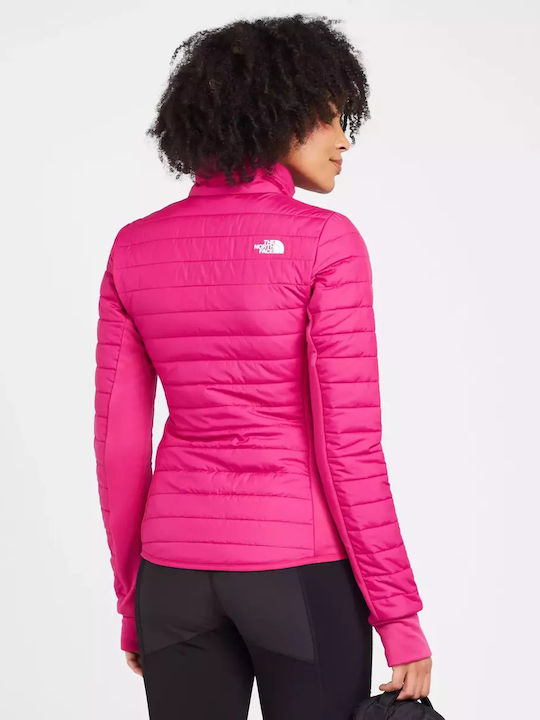 The North Face Canyonlands Hybrid Women's Short Puffer Jacket for Winter Fuchsia NF0A7UKG146