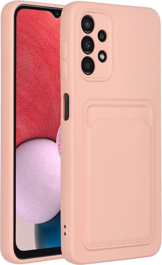 Sonique Card Slot Cover Back Cover Σιλικόνης Ροζ (/Galaxy A13 5G)