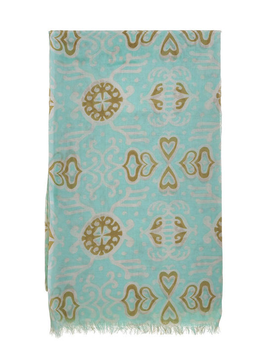 Ble Resort Collection Women's Scarf Turquoise 5-43-304-0185