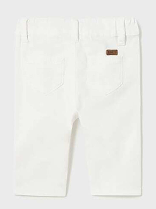 Mayoral Kids Trousers White
