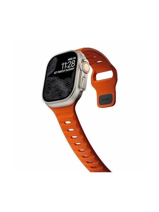 Nomad Sport Λουράκι Σιλικόνης Πορτοκαλί (Apple Watch 42/44/45mm)