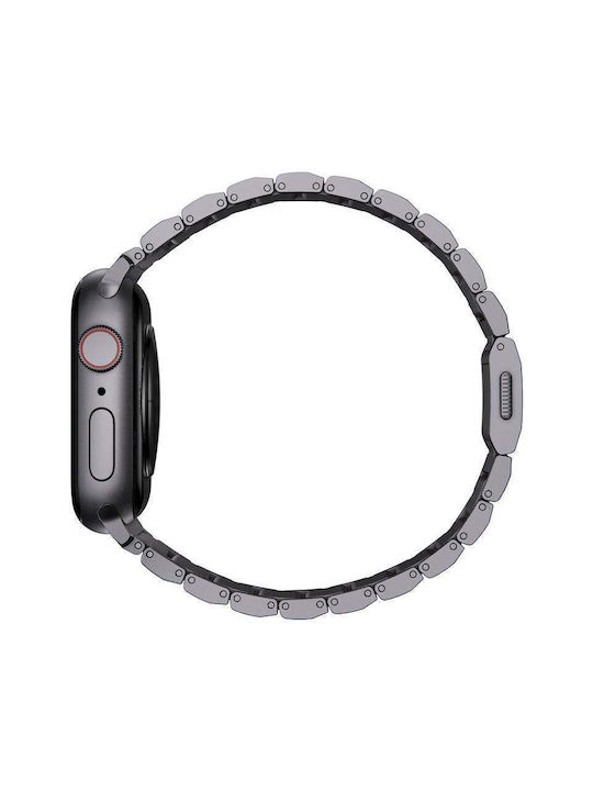 Nomad Aluminum Λουράκι Ανοξείδωτο Ατσάλι Space Grey (Apple Watch 42/44/45mm)