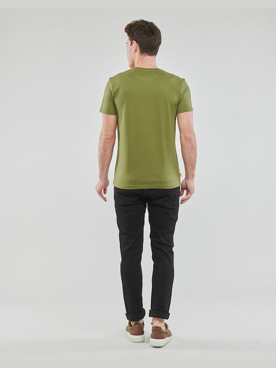 Timberland Men's Short Sleeve T-shirt Khaki