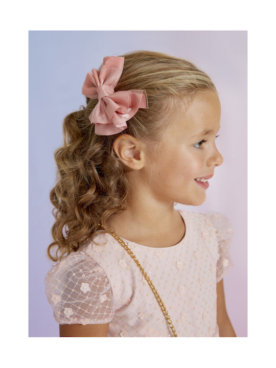 Abel & Lula Double Bow Kids Bobby Pin Multicolour in Pink Color 23-05433-066