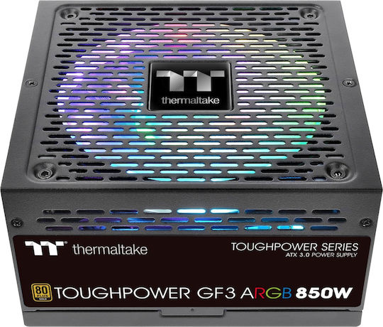 Thermaltake Toughpower GF3 ARGB 850W Μαύρο Τροφοδοτικό Υπολογιστή Full Modular 80 Plus Gold