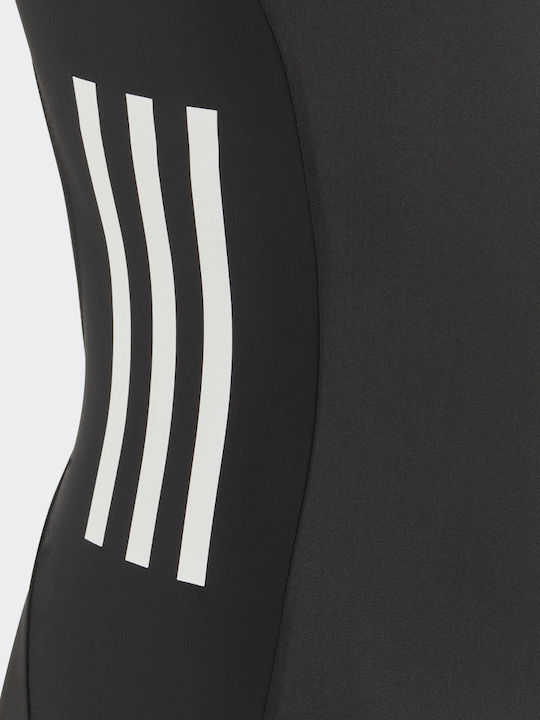 adidas 3-Stripes Παιδικό Μαγιό Ολόσωμο Μαύρο