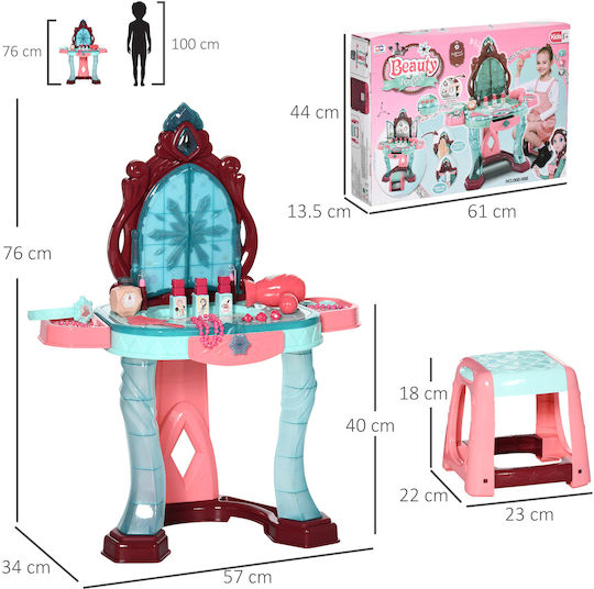 HomCom Kinder-Schminktisch