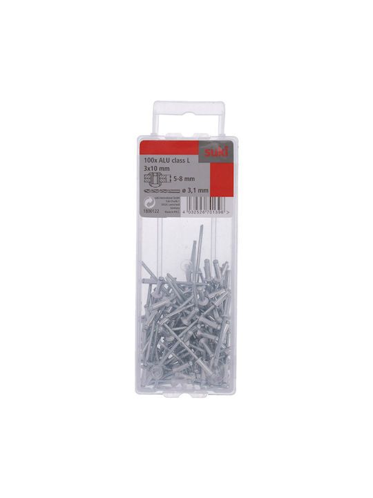 Suki Клипсове Алуминиеви M3x10mm