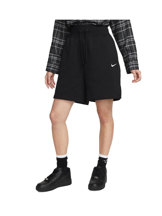Phoenix Fleece Women's Sporty Bermuda Shorts Black